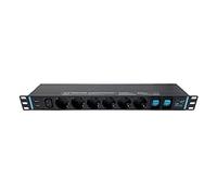 Infitronic Bloc multiprise INSV1009A-19 1 U 14 Prises + 1 IEC C13+ 2 Ports USB + 2 Protections Contre Les surtensions Individuelles