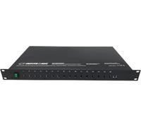 INFITRONIC - IN19PLG002A - Hub 16 Ports USB 3.0 19" avec Station de Charge et synchronisation (Montage en Rack 1U)