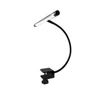 Infitronic IN78LEDKLB2 Lampe de piano 78 LED en aluminium à intensité variable Changement de couleur Noir