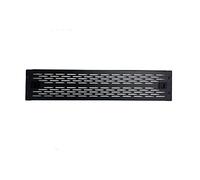 Infitronic - INSIRBL112STL - 19 pouces Panneau de ventilation en U Panneau d'obturation en acier 2HE (montage sans outil)