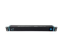 Infitronic - INSV1002A-19 PDU Bloc multiprise 8 Prises 1 U avec 2 Ports USB de Chargement/Interrupteur