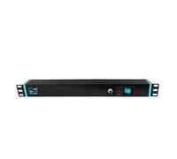 Infitronic - INSV1011 - 19" PDU 1 HE Bloc multiprise 6 Prises avec parasurtenseur + 6 x Power Twist True1 + 2 x USB Charging