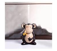 INFJMH Brosse WC Brosse de Toilette Mignonne et Support Dessin animé résine Grenouille Singe Canard Ensemble de Brosse de Nettoyage de Toilette Balai WC