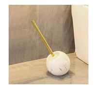 INFJMH Brosse WC Ensemble de brosses de Toilette en céramique, Motif marbre, Brosse de Nettoyage de Toilettes Ronde avec Manche Long, Accessoires de Nettoyage de Toilettes de Salle de Bains Balai WC