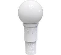 Inflaglow Flotteur de dosage de chlore pour piscine - LED RGB - 7 heures de batterie - Gris