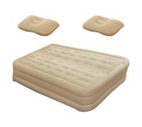 Inflatable Air Mattress, Twin Size Guest Bed, Portable Blow-Up Sleeping Pad, Automatic Built-in Pump, Comfortable Folding Airbed for Camping, Hiking, Home, Travel