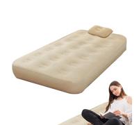 Inflatable Air Mattress, Twin Size Guest Bed, Portable Blow-Up Sleeping Pad, Automatic Built-in Pump, Comfortable Folding Airbed for Camping, Hiking, Home, Travel