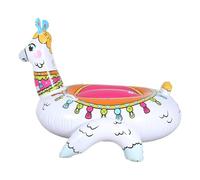 Inflatable Alpaca Pøol Floať For Adults Kids, Novel Fun Giant Summer Pool Floatie Swimming Party Toy, Cute Animal-Themed Beach Float Durable PVC, Large Water Ride Decoration For Pool Lake And Vacation