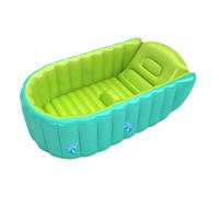 Inflatable Bathtub Baby, Portable Blow-Up Bath Tub with Pump, Anti-Slip Base for Stability, Hip Support and Spine Comfort, Bathing Essentials for Kids