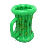 Inflatable Beer Cooler - Floating Drink Bucket | Hawaiian Theme PVC Ice Bar