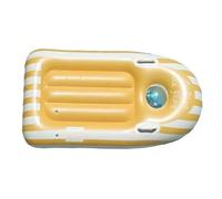 Inflatable Body Board, Portable Kids Surfboard Duals Handles, Lightweight Swimming Training Float, Water Sports Rider, for Summer Pool Play, Diving, Snorkeling, Beach Party, 119x58cm Orange Blue Red