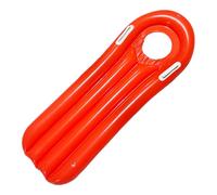 Inflatable Body Boards, Portable Float Hammock, 43.31x15.35x3.54 inches Kids Floating Raft, Red Surf Couch Design, Secure Built in Handles, Perfect for Swimming Pool Beach Lake Summer Water Fun
