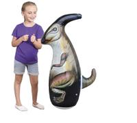 Inflatable Boxing Toy, Dinosaur Punching Bag for, 37 inch Bounce Back Training Playset, Active Indoor Outdoor Sports for Kids Fitness and Exercise, Inflatable Punch Bag, 1000g