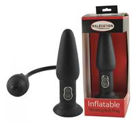 Malesation Plug anal gonflable avec un stimulateur - Noir