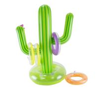 Inflatable Cactus Game Set - Floating Swimming Ring Toss Game