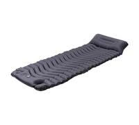 Inflatable Camping Mattress - Compact Lightweight Blow Up Mattress | Inflates In 20 Seconds Using A Built-in Foot-pump, Requires No Hands, Mouth, Or Extra Pump. A Leak-proof Membrane Valve Ensures All