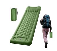 Inflatable Camping Mattress, Self-Inflating Sleeping Mat, 77.17x28.35x4.33 Inches Roll-Up Thickened Air Pad with Built-in Pump and Pillow, Inflatable Bed for Outdoor Hiking, Tent, Travel Use