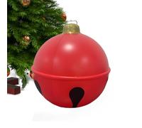 Inflatable Christmas Ornaments | 24 Inch Large PVC Inflatable Decor | Blow Up Ball Ornaments | for Winter Outdoor Yard Garden Porch Halloween Display Christmas Festive