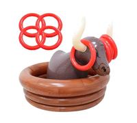 Inflatable Cooler - Floating Drink Cooler Bull Shaped Design Portable Beverage Ice Bin | Beer Party Beverage Holder Floating Ice Bucket Party Supply | for Pool Beach Picnic Barbecue