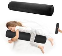 Inflatable Cushion For Side Sleeper,Lightweight Long And Round Pillow,Soft Bolster For Body,Support Pillow For Travel,Inflatable And Compact.[T111]