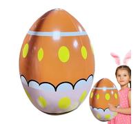 Inflatable Easter Egg Decorations - 16inch Giant Inflatable Easter Egg | Giant Eastêr Eggs and Happy Eâster Blowups Holiday Party Indoor Outdoor Garden Lawn Eâster Eggs Inflatables Yard Decorations