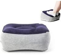 Inflatable Feet Rest Pillow Cushion Leg Rest Support Pillow for Travel Office Car Camping Airplane Foot Massage Stool Relax Cushion (1PC)