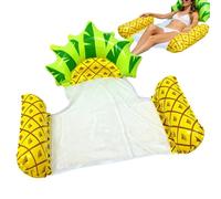 Inflatable Fruit Pool Lounger - Foldable Water Bed | Premium PVC Floating Raft with Vibrant Graphics, Comfortable Summer Floatie for Backyard, Pool, River