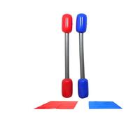 Inflatable Gladiator Jousting Yard Game, Beach Batons Set for Adults Kids, Outdoor Inflatable Kit for Backyard Party Fun Beach Battle Activities Group Play Events 300g