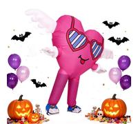 Inflatable Heart Suit Costume for Men Women Proposal Dating Carnival
