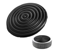 Inflatable Hot Tub Cover Premium PVC Adjustable Rainproof Protective Round Outdoor Spa Pool Cover for 4.2FT to 5.9FT Hot Tubs