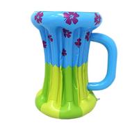 Inflatable Ice Cooler Floating Beverage Holder Large Portable Drink Chiller