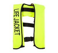 Inflatable Kayaking Vest Adjustable Safety Buoyancy Aid for Adults in Water Sports, Ideal for Kayaking, Boating, Swimming, Fishing, Sailing, Canoeing, Rafting, Paddleboarding Gear(Fluorescentgreen)