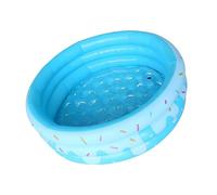 Inflatable Kiddie Pool - Children Bathing Tub, Kids Swimming Pool for Splashing, Portable Basin Device, Summer Accessory Item with Aquatic-Flair, Vital Leisure Tool for Wading, Soaking and Playing