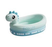 Inflatable Kiddie Pool, Puppy Bath Tub Setup, Blow Up Water Play Basin, 120 cm PVC Leak Resistant Build, Portable Summer Splash Zone, Boys Girls Backyard Camping Beach Daycare 36,61 x 19,69 x 21,06