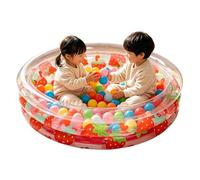 Inflatable Kids Pool - Round Cute Strawberry Lemon Pattern Small Inflatable Swimming Pool for Kids Thickened PVC Backyard Outdoor Play Beach Lake River Summer