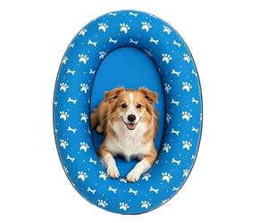 Inflatable Large Dog Swimming Pool, Dog Raft Foldable Puppy Bathing Tub