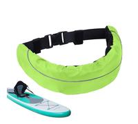 Inflatable Life Belt, Adjustable Inflating Waist Pack, Reusable Safety Gear Accessory, Lightweight Floatation Device, Compact Waterproof Design for Kayaking Surfing Boating Use