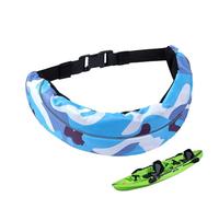 Inflatable Life Belt, Adjustable Inflating Waist Pack, Reusable Safety Gear Accessory, Lightweight Floatation Device, Compact Waterproof Design for Kayaking Surfing Boating Use