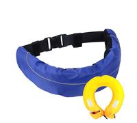Inflatable Life Belt, Manual Inflating Belt Pack, Reusable Waterproof Safety Accessories for Fishing, Surfing, Snorkeling, Kayaking, Boating, and Sailing