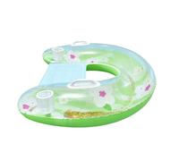 Inflatable Lounger - Floating Pool Relaxation Seat, Water Hammock Style Chair with Integrated Drink Holder Comfort Feature, Quick Air Fill Valve System, Ideal for Beach Resort Lake Trip Sun Tanning Ho