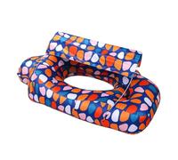 Inflatable Lounger: Portable Air Sofa Bed Canopy, Blow Up Beach Lounge Mats