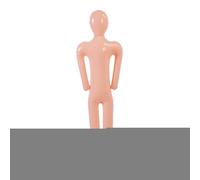 Inflatable Mannequin, Cosplay Body Prop, Realistic Halloween Decoration, 23.62x61.42 Inches, Lightweight Blow Up Model, Ideal for Walkway, Fence, Yard, Escape Room, Front Door, Window Display