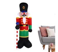 Inflatable Nutcracker | 8 ft Waterproof LED Lights Decor Christmas Yard Inflatables for Family Friends Indoor Party Holiday Garden Lawn Home