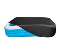 Inflatable Pool Cover - Rectangular Water Pool Cover, Water Basin Shield Tie Strap Lid | Outdoor Ground Protection Barrier, Inflatable Waterproof Pools Top Coverings for Backyard Garden Lawn