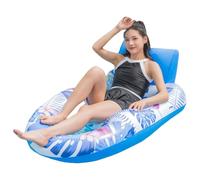 Inflatable Pool Float, Blow Up Floating Lounge Chair, 55,91 x 32,28 x 18,5 pouces Comfortable & Lightweight, Water Raft for Women, Men, Lake, River, Beach, Aqua Park Vacation Relaxation