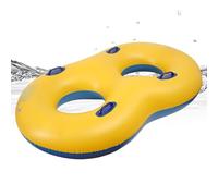 Inflatable Pool Float - Blow Up Raft, Swim Lounge Lounger, Water Mattress Island | Buoyant River Drifter Aquatic Recliner Outdoor Figure-Eight Summer Beach Party Lake Men Family Women for Frien