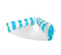 Inflatable Pool Floats - 2 in 1 Striped Hammock Water Floating Lounge | Chair Portable Air Mattress Pool Raft Relaxation Float Bed for Lake, Sea, River, Camping, Travel Or Summer Outdoor