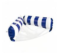 Inflatable Pool Floats - 2 in 1 Striped Hammock Water Floating Lounge | Chair Portable Air Mattress Pool Raft Relaxation Float Bed for Lake, Sea, River, Camping, Travel Or Summer Outdoor