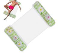 Inflatable Pool Floats - Pool Float Chair, Glitter Water Lounge Chair Lake with High-Buoyancy Reinforced Mesh Seat, Inflatable Tanning Raft, Portable Water Lounger for Beach River