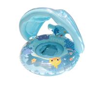 Inflatable Pool Floats, Whale Swim Ring, Summer Swim Toy, Pack with Portable, Kids Water Toy, Summer Floating Gasket with Animal, Outdoor Vacation Tool for Beach Blue Design,